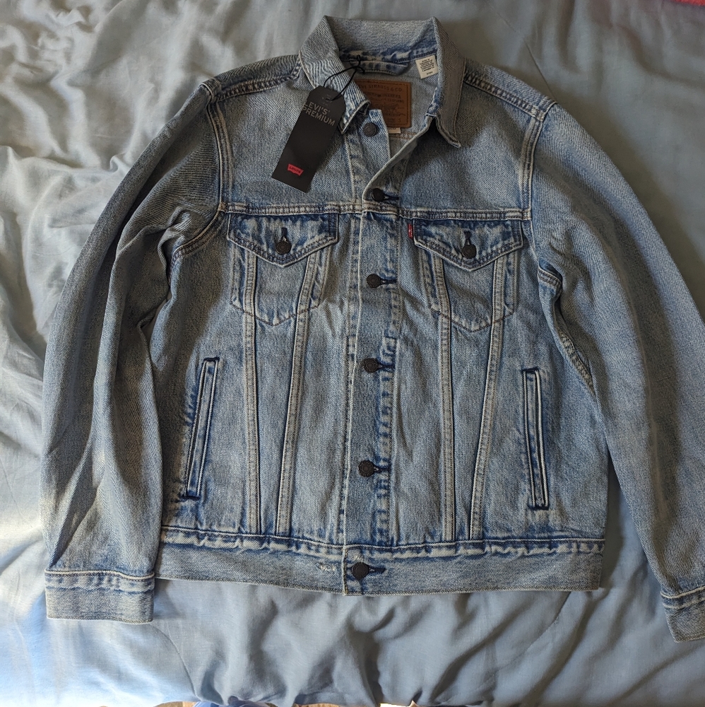 levis denim jacket men small